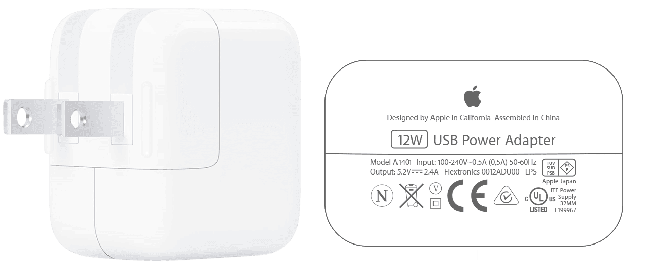 12W USB 电源适配器