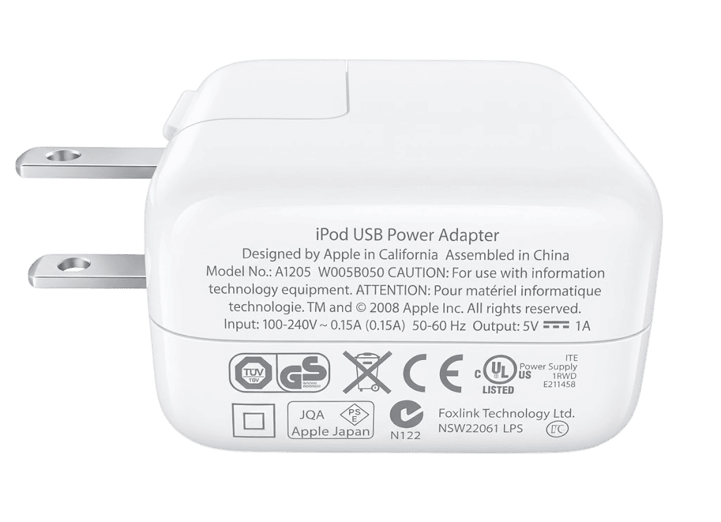 5W USB 电源适配器(初代)